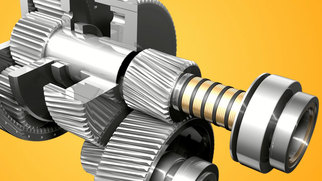 Visualisierung Hauptgetriebe